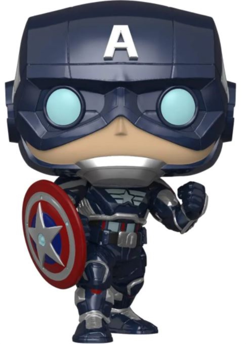 FUNKO ACTION FIGURES FUNKO POP MARVEL AVENGERS: CAPTAIN AMERICA STARK TECH SUIT FUNKO ACTION FIGURES FUNKO POP MARVEL AVENGERS: CAPTAIN AMERICA STARK TECH SUIT